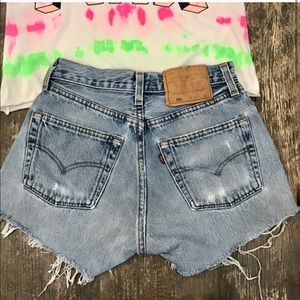 Levi denim shorts